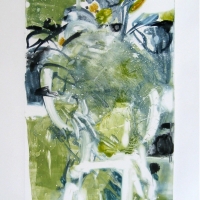 Monotype 1 (untitled) - Plate Size: 16.5 X 9.5 inches
